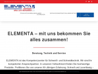 elementa-schweisstechnik.de Webseite Vorschau
