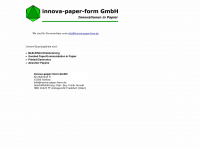 innova-paper-form.de Webseite Vorschau