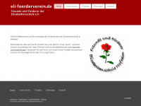 eli-foerderverein.de Webseite Vorschau