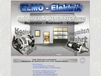 elmo-elektrik.de Webseite Vorschau