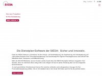 sieda.com Webseite Vorschau