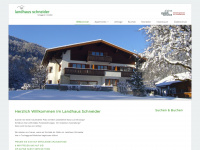 landhaus-schneider.at Webseite Vorschau