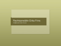 erika-frins.de Webseite Vorschau