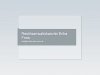 kanzlei-erika-frins.de Webseite Vorschau