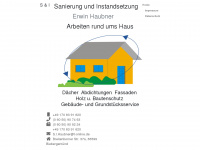 erwin-haubner.de Webseite Vorschau