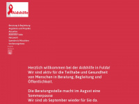 aidshilfe-fulda.de Webseite Vorschau