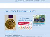 hofheimer-schwimmclub.de Webseite Vorschau