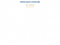euro-cons.de Webseite Vorschau