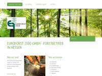 euroforst2000.de Webseite Vorschau