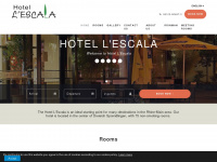 hotel-escala.de Webseite Vorschau