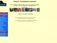 vinylnet.de Webseite Vorschau