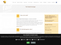 fair-handel.net Webseite Vorschau