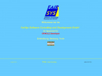 fairsys.de Webseite Vorschau