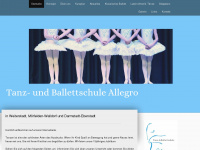 tanz-allegro.de Webseite Vorschau
