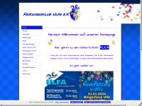 faschingsclub-ulfa.de Webseite Vorschau