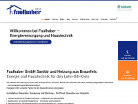faulhaber-sanitaer-heizung.de Webseite Vorschau