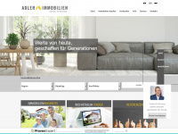 adler-immobilien.de Webseite Vorschau