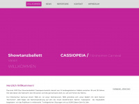 cassiopeia-showtanz.de Webseite Vorschau