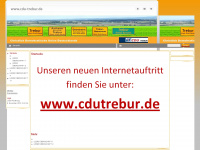 cdu-trebur.de Webseite Vorschau