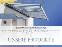 maclin-sonnenschutz.de Webseite Vorschau