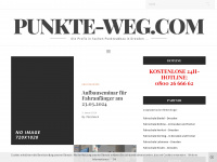 punkte-weg.com Webseite Vorschau