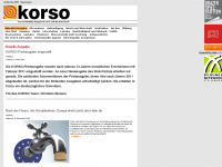 korso.at Webseite Vorschau