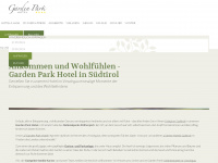 gardenparkhotel.com Webseite Vorschau