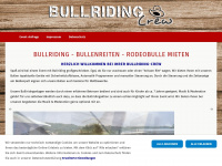 bullriding-crew.de Webseite Vorschau