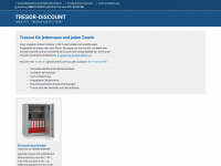 tresor-discount.de Webseite Vorschau