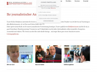 die-journalisten.de Webseite Vorschau