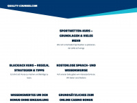 quality-courses.com Webseite Vorschau