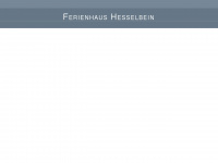 ferienhaus-hesselbein.de Webseite Vorschau