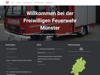 ffw-muenster.net Webseite Vorschau