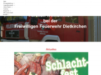 feuerwehr-dietkirchen.de Webseite Vorschau