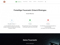 feuerwehr-erbach.com Webseite Vorschau