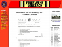 feuerwehr-lorsbach.de Webseite Vorschau