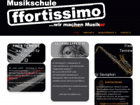 ffortissimo-musikschule.de Webseite Vorschau