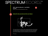 spectrum-recordz.de Webseite Vorschau