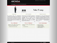 abondia.de Webseite Vorschau