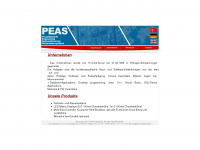 peas-engineering.de Webseite Vorschau