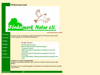 foerderwerk-natur.de Webseite Vorschau