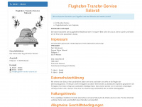 flughafen-transfer-salavati.de Webseite Vorschau