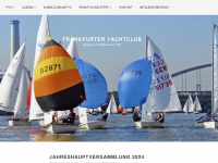 frankfurter-yachtclub.de Webseite Vorschau