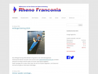 rhenofranconia.de Webseite Vorschau