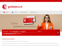 grimmcard.de Webseite Vorschau