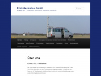 frick-geraetebau.de Webseite Vorschau