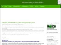 froelich-versicherungen.de Webseite Vorschau