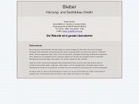 bieber-gmbh.com Webseite Vorschau