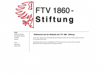 ftv1860-stiftung.eu Webseite Vorschau