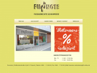fussnote.com Webseite Vorschau